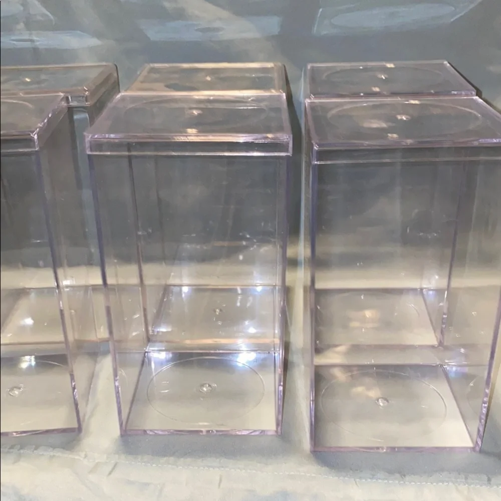 BX45 Vintage Clear Acrylic Storage Boxes